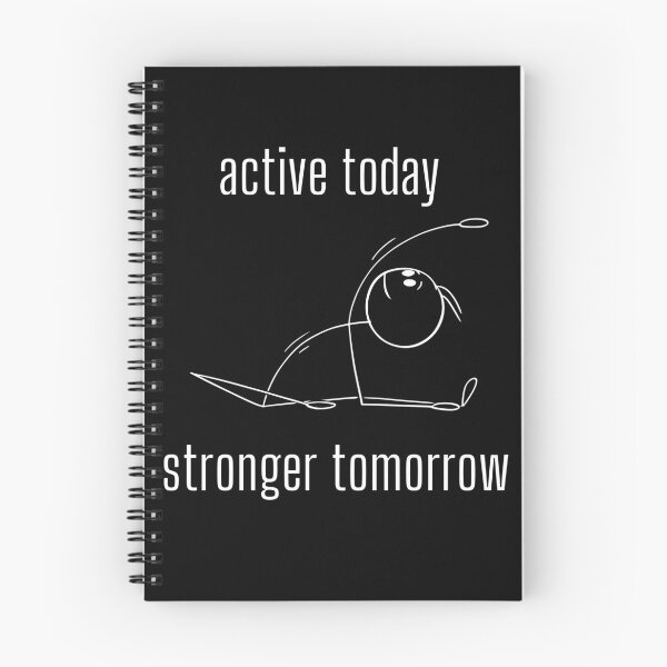 Item preview, active today stronger tomorrow-white designed and sold by P13KAR-DESIGN.