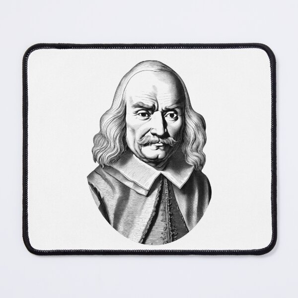 Item preview, Portrait of Thomas Hobbes (1588–1679) designed and sold by NTGUILTY.