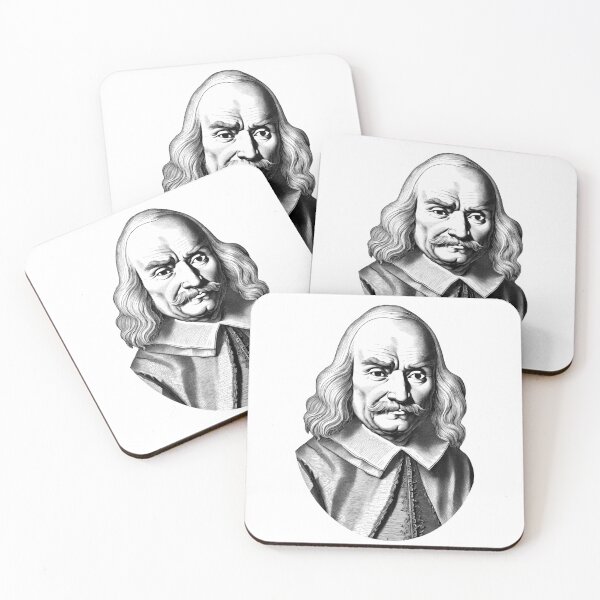Item preview, Portrait of Thomas Hobbes (1588–1679) designed and sold by NTGUILTY.