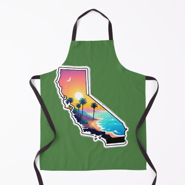 Item preview, USA California Map The Golden State designed and sold by TheArtOfPat.