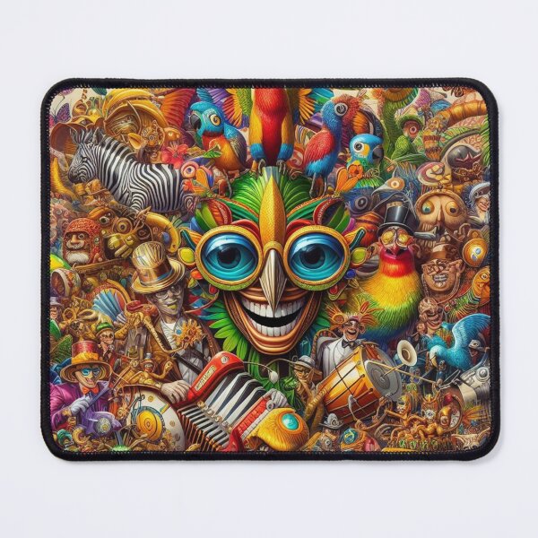 Item preview, Carnival Frenzy: Vibrant Fabric Fiesta designed and sold by Rui Fernandes.