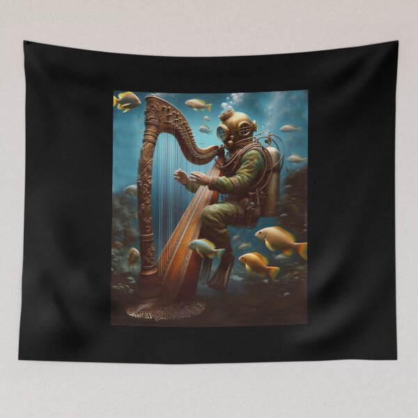 Item preview, Underwater Music...005.. (Harp) designed and sold by AtelierFafard.