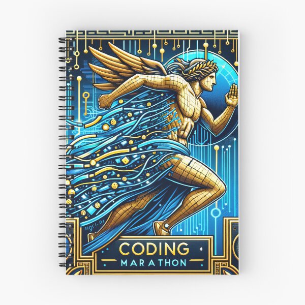 Item preview, Digital Olympian Coding Marathon Epic Badge designed and sold by ArtComixHaven.