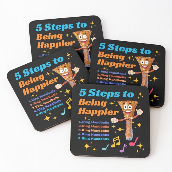 Item preview, 5 steps to being happier – ring handbells designed and sold by CelticClapper.