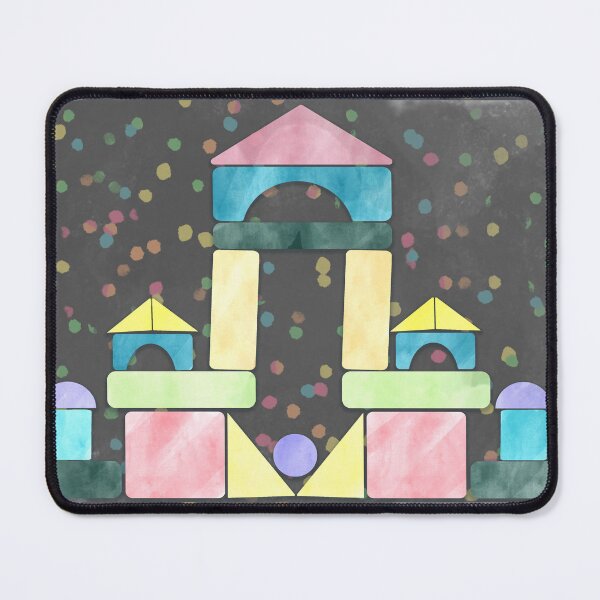 Item preview, Toy Block Castle designed and sold by AdriaCaps Art & Design.