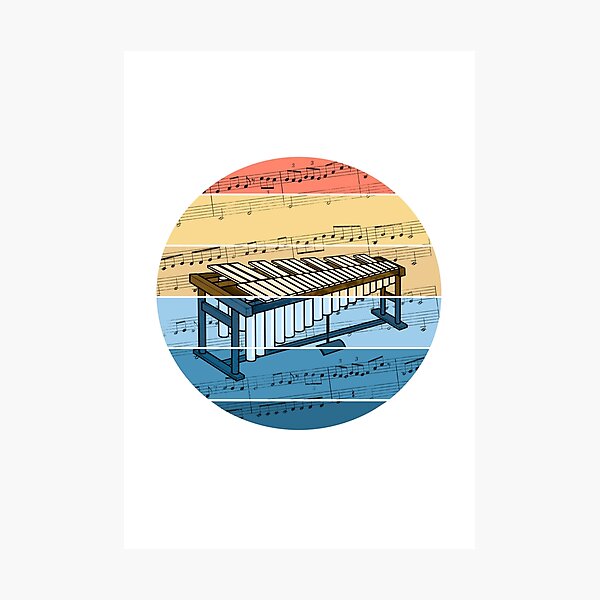 Item preview, Vibraphone Music Notation Vibraphonist Percussionist Musician designed and sold by doodlerob.