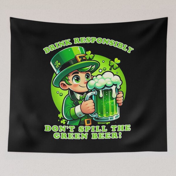 Item preview, Cheers to Careful Celebrations: Green Beer Galore designed and sold by vk09.