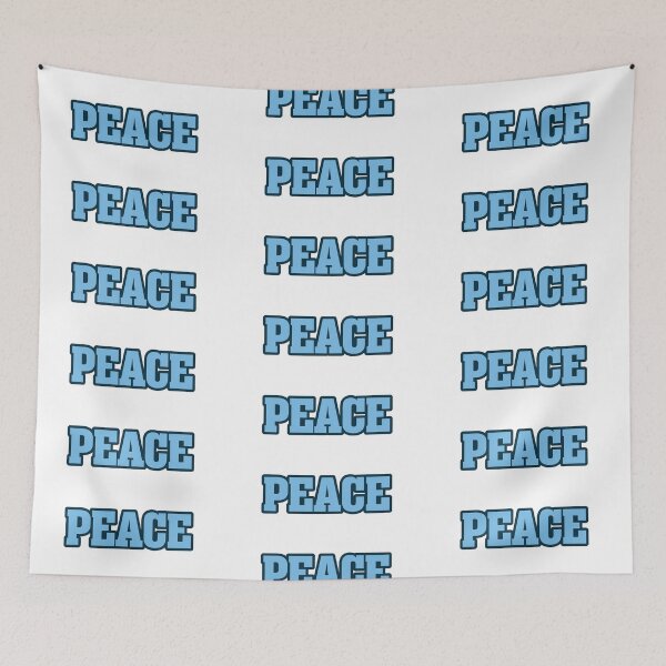 Item preview, Peace in blue designed and sold by Nelli Designz.