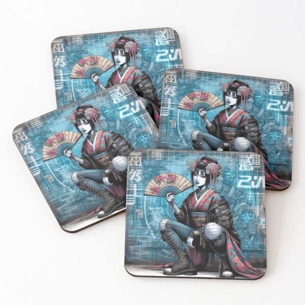 Item preview, Punk Geisha: Edgy Illustration of Japanese Rebellion designed and sold by Kara Ray.
