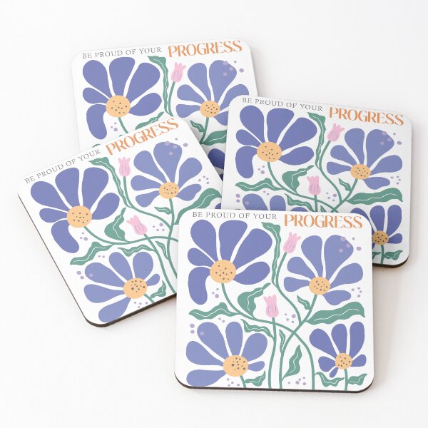 Item preview, Be Proud of Your Progress Floral Botanical designed and sold by Seedcap7.