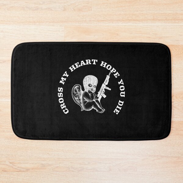 Item preview, Cross my heart hope you die, distressed design designed and sold by wittyprinttop.