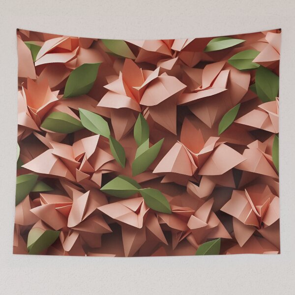 Item preview, Origami Art - Blossoms of Tranquility: The Magnolia Majesty designed and sold by ArtfulFolds.