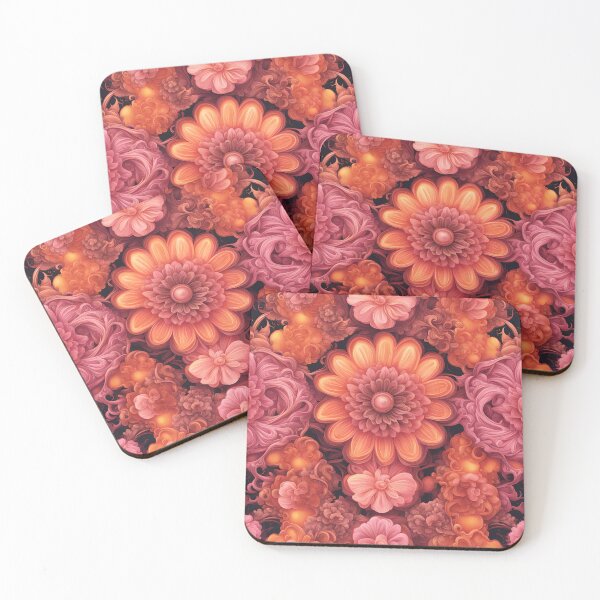 Item preview, Orange and pink flower meditation designed and sold by Joanne Walsh.