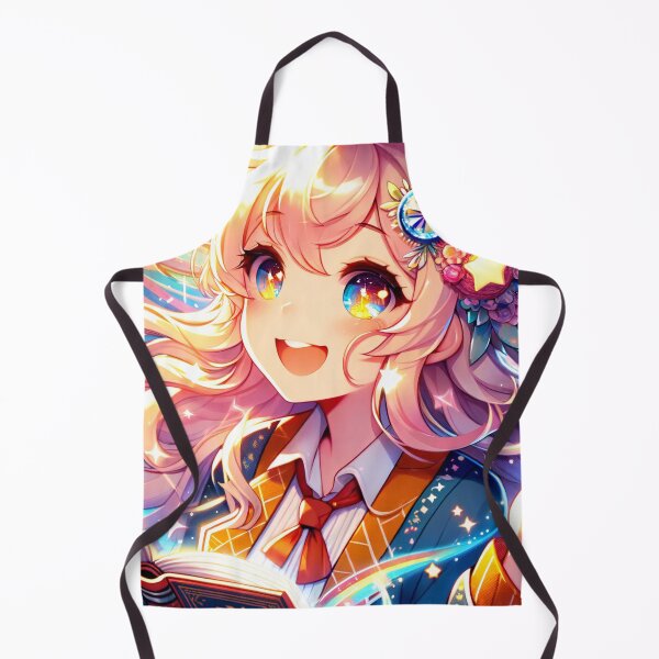 Aperçu de l'œuvre Creative Spark Anime Girl's Journey à travers l'imagination créée et vendue par ArtComixHaven.