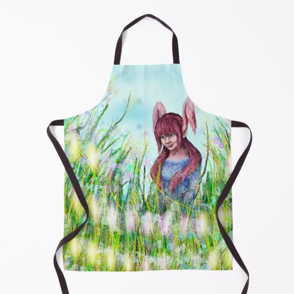 Item preview, Happy Easter bunny girl, digital art by MariDani designed and sold by MariDaniArt.