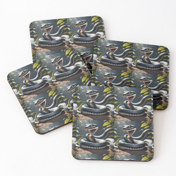 Item preview, Black Angry Snake In Forest designed and sold by Burkae.