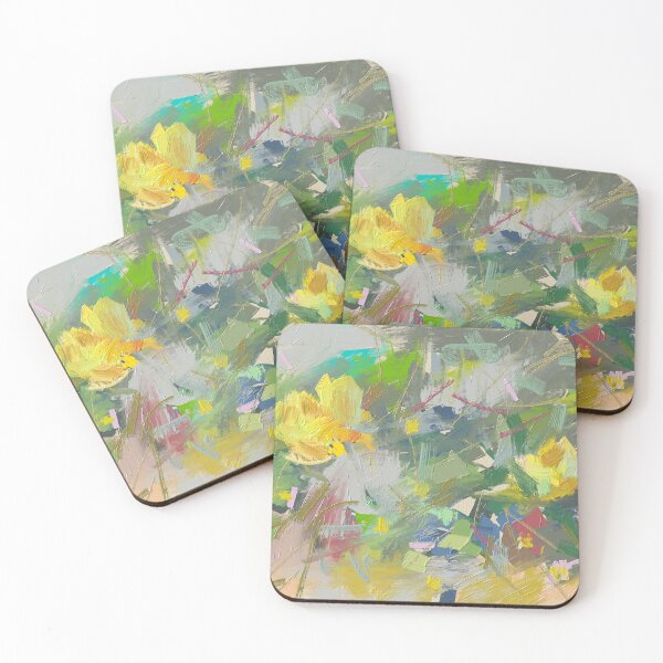 Item preview, Still Life Flowers #3 Yellow wildflowers  designed and sold by artchaoliu.
