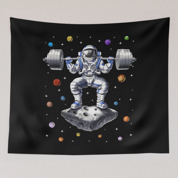 Item preview, Astronaut Fitness Squats designed and sold by underheaven.