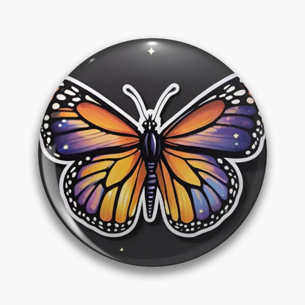 Item preview, Closeup Luminous, Shiny Monarch, Night v3 designed and sold by AGShirts.