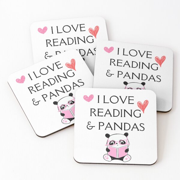 Item preview, I Love Reading and Pandas designed and sold by Good4Vibez.
