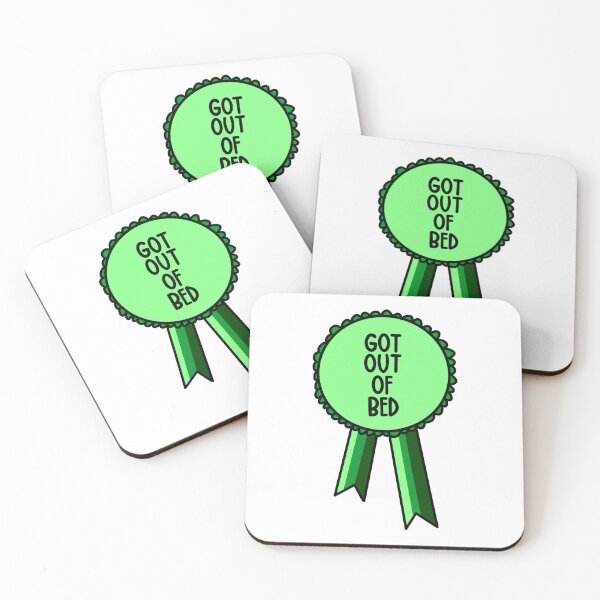 Item preview, Got Out Of Bed Today Ribbon Green designed and sold by CJ Vanderbeek.