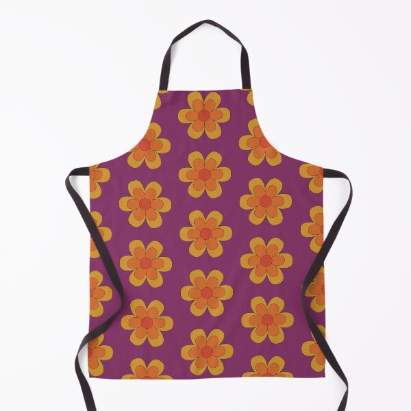 Artikelvorschau, Retro-Orange-Blume entworfen und verkauft von MadeByGeeClowes.
