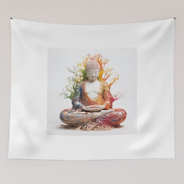 Item preview, Full Spectrum Buddha, One with Nature designed and sold by TheGlassPortal.