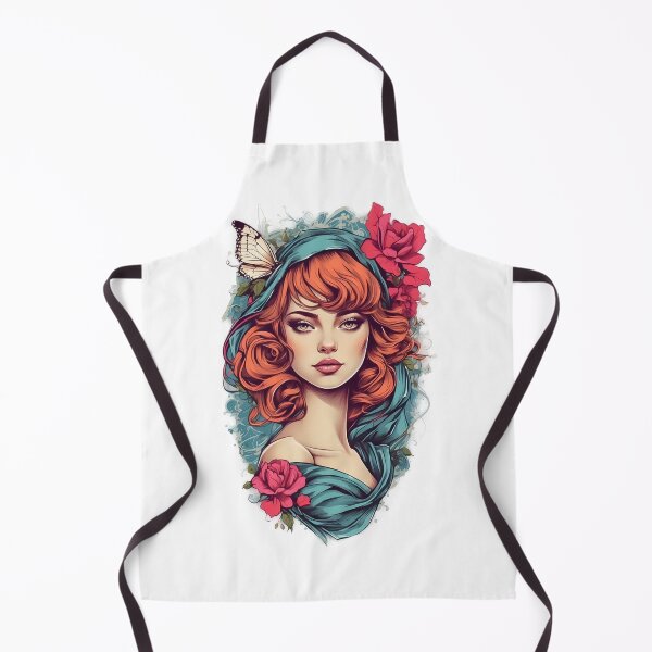 Item preview, Gril with roses designed and sold by david stigler.