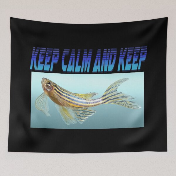 Item preview, 7Keep calm and keep fish designed and sold by Pontom46.