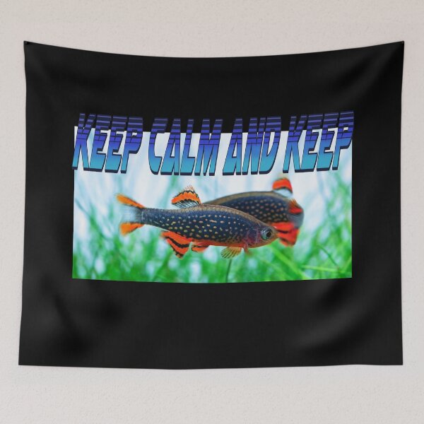 Item preview, 8Keep calm and keep fish designed and sold by Pontom46.