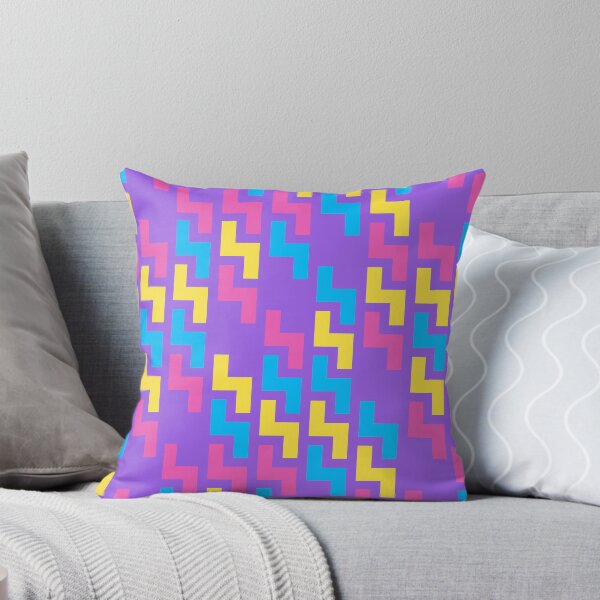 Item preview, Purple Colorful Tetris S Repeat Symbols Consistent Collage designed and sold by Alchemy-A-La-G.
