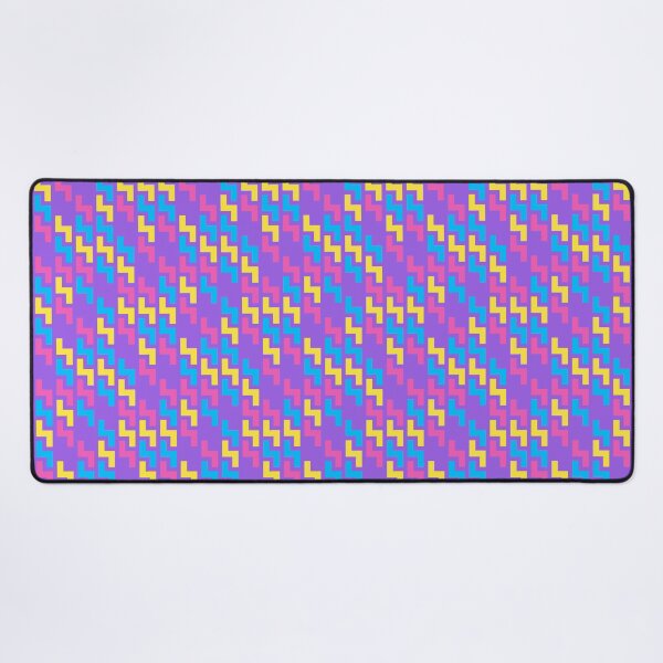 Item preview, Purple Colorful Tetris S Repeat Symbols Consistent Collage designed and sold by Alchemy-A-La-G.