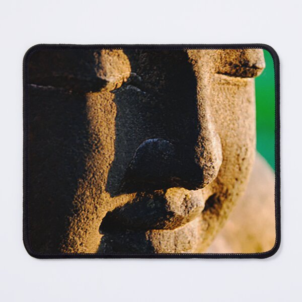 Item preview, Green lava stone face of Buddha statue designed and sold by Michael Brewer.