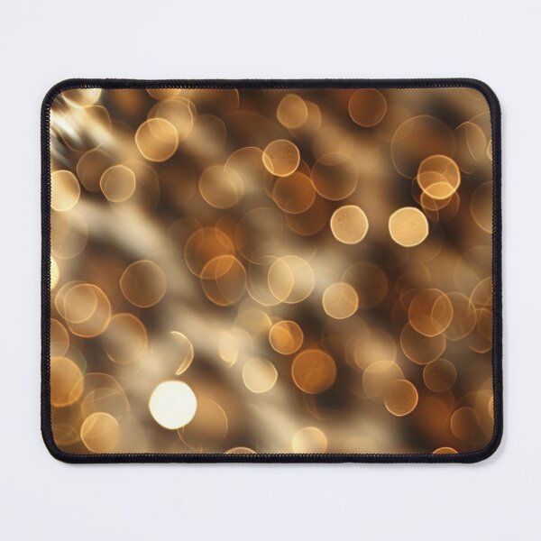 Artikelvorschau, Leopardenmuster Bernsteinfarbene Bokeh-Lichter auf dunklem abstraktem Hintergrund | Textur | Gold entworfen und verkauft von PICbyFemke.