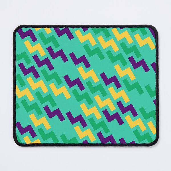 Item preview, Teal Green Colorful Tetris S Symbols Consistent Collage designed and sold by Alchemy-A-La-G.