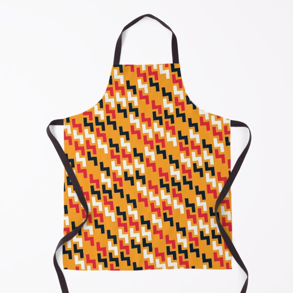 Item preview, Orange Colorful Tetris S Repeat Symbols Consistent Collage designed and sold by Alchemy-A-La-G.