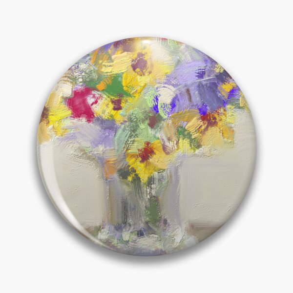 Item preview, Still Life Flowers #4 A Vase of Wild Flowers  designed and sold by artchaoliu.