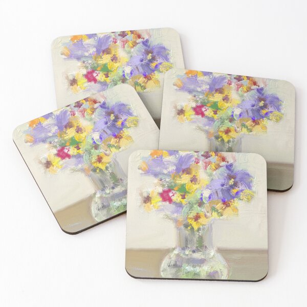 Item preview, Still Life Flowers #4 A Vase of Wild Flowers  designed and sold by artchaoliu.