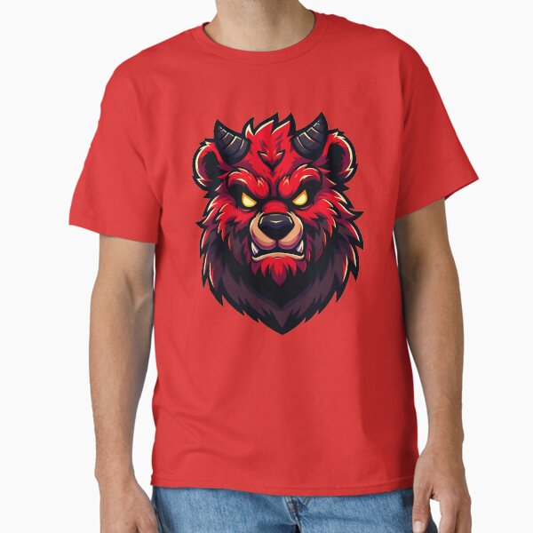 Item preview, Red Demonic Furry Anthro Bear designed and sold by BlueBullBazaar.
