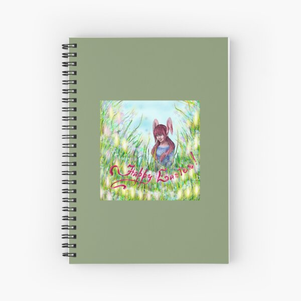 Item preview, Happy Easter bunny girl, digital art by MariDani designed and sold by MariDaniArt.