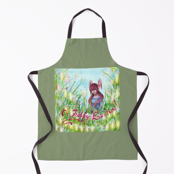 Item preview, Happy Easter bunny girl, digital art by MariDani designed and sold by MariDaniArt.