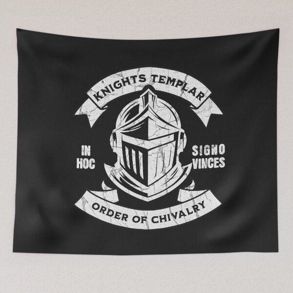 Item preview, Knights Templar Valor Emblem designed and sold by Sir Meow Meow.