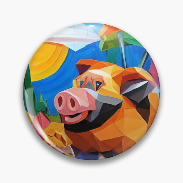 Artikelvorschau, Lowpoly-Kunst eines Zwergs, der auf einem Schwein reitet v7 entworfen und verkauft von AGShirts.