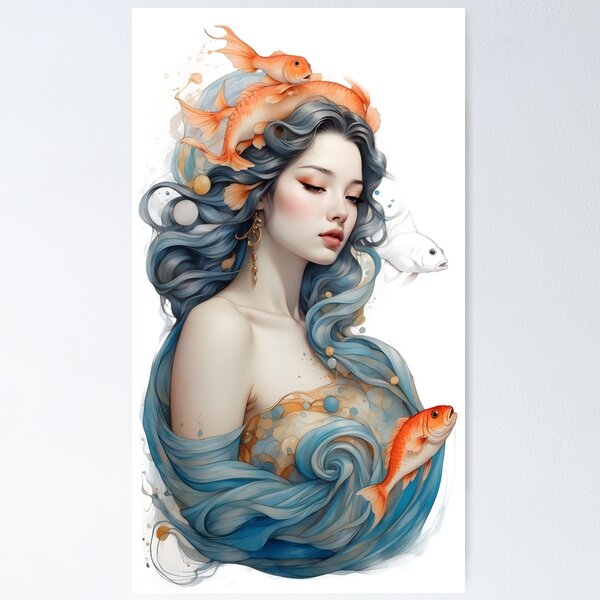 Fish Girl Poster for Sale by david stigler