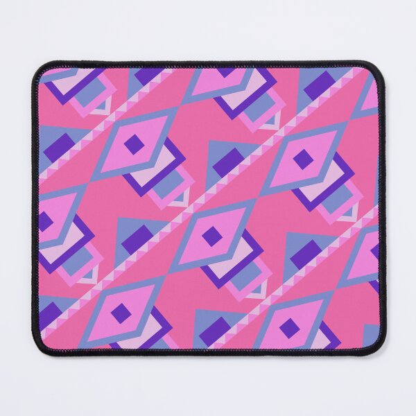 Item preview, Pink Purple & Blue Moroccan Geometry Symbols Consistent Collage designed and sold by Alchemy-A-La-G.