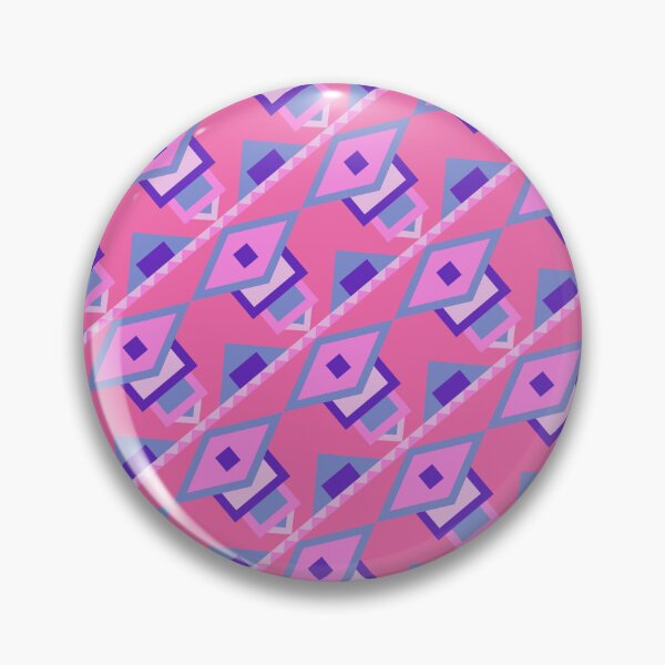 Item preview, Pink Purple & Blue Moroccan Geometry Symbols Consistent Collage designed and sold by Alchemy-A-La-G.