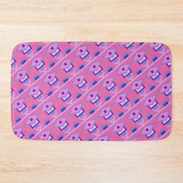 Item preview, Pink Purple & Blue Moroccan Geometry Symbols Consistent Collage designed and sold by Alchemy-A-La-G.