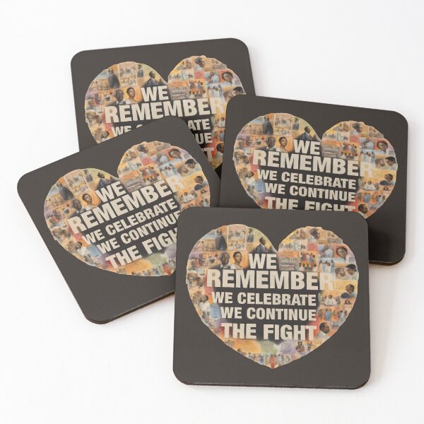 Item preview, Black History Month: We remember, we celebrate, we continue the fight. designed and sold by @ndrys.