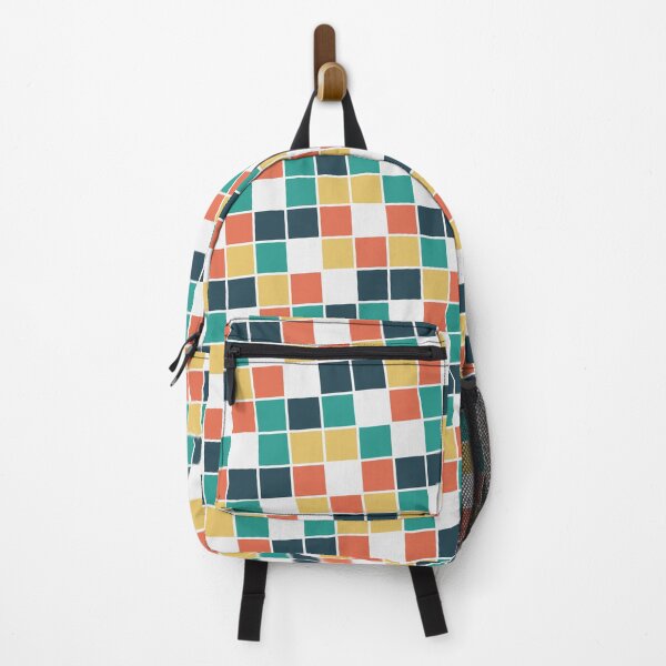 Item preview, Rainbow Bright Colors Square Cube Blocks Consistent Collage designed and sold by Alchemy-A-La-G.