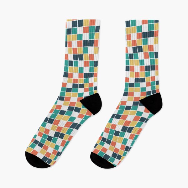 Item preview, Rainbow Bright Colors Square Cube Blocks Consistent Collage designed and sold by Alchemy-A-La-G.